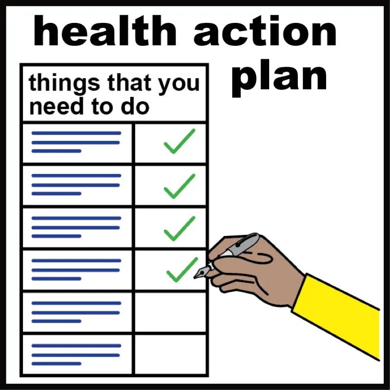 Learning disability health action plan