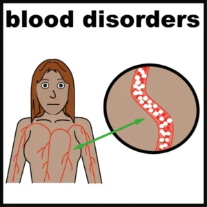 Blood disorders.