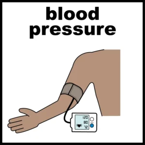 Blood pressure.