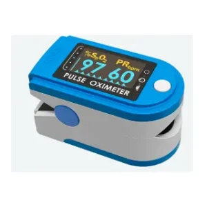 Using a pulse oximeter.