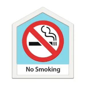 No smoking in the hospital.