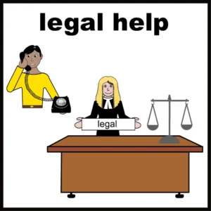 Legal help.