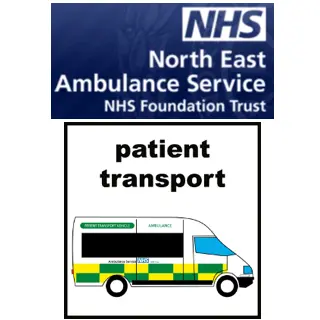 Accessing the non-emergency patient transport for hospital appointments.